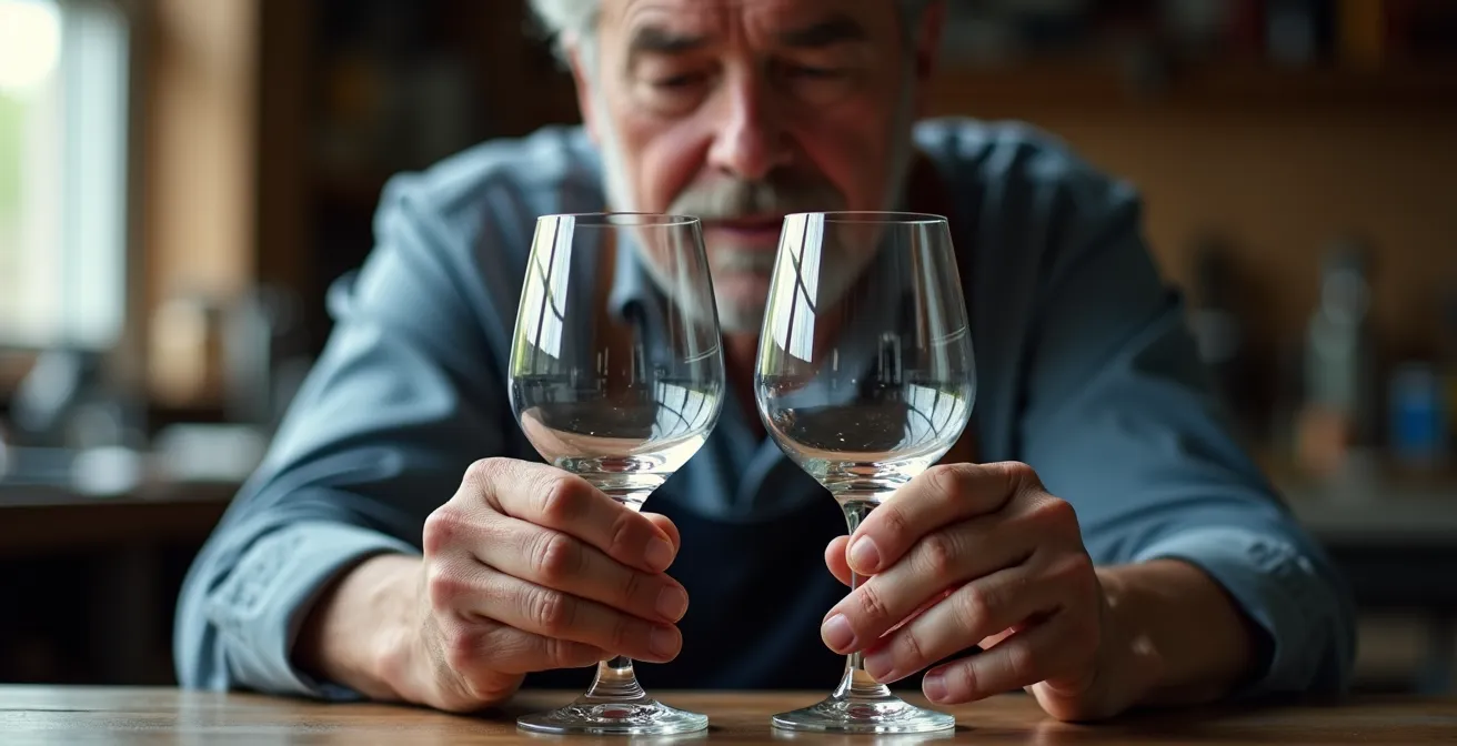 Comparaison visuelle entre cristal de Bohême et Baccarat